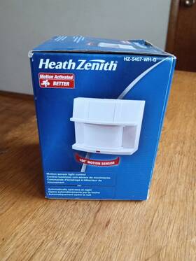Zenith Hz-5407-wh-g Heath Replacement Motion Sensor White Brand New Sealed