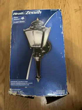 Hzz-4150-bk Zenith Heath Motion Outdoor Sensor Light Black