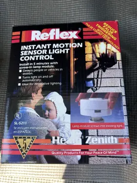 Sl-5211-gr-a Zenith Heath Sl-5211 Motion Sensor Light New