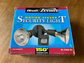 Zenith Sl-5406 Vtg Heath Sl5406 Motion Sensor Security Light