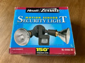 Sl-5406 Zenith Vtg Heath Sl5406 Motion Sensor Security Light