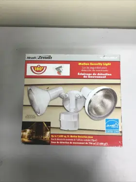 Sl-5412-wh-a Zenith Heath 180 Degree Motion Sensor Security Light Floodlight