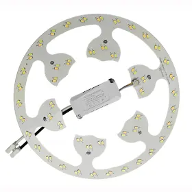 Mh-22w Zhairdalstar 24w Led Flush Mount Ceiling Fan Ring Light Kit 3 Cct