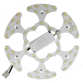 Mh-2400 Zhairdalstar 24w Led Flush Mount Ceiling Fan Ring Light Kit 3 Cct