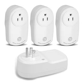 Zorza 790943412090 4pcs Motion Sensor Switch Plug In Light Socket 120v/60hz Input