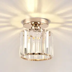 Ztuoyong 738633352943 Semi Flush Mount Ceiling Light Crystal Gold