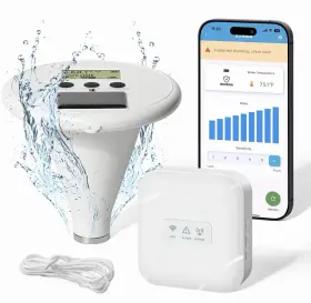 Hgpa-03 Zuomeng Wi-fi Pool Alarm Solar Wave And Optimal Sensitivity App Control