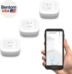 Water Leak Sensor 3-PACK, Lora Up To 1/4 Mile Open-air Range Smart & New. Price: $74.14.