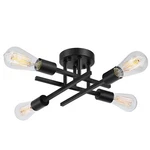 Sunrider Industrial 4-LIGHT Semi Flush Mount Ceiling Fixture, Modern Fa... New. Price: $31.31.