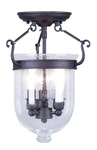 Livex Lighting 5081-07 Jefferson Semi-flush Mount Bronze New. Price: $249.96.