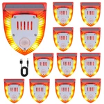 Qxmh Solar Outdoor Motion Sensor Alarm 129DB Dog Barking Gunshot Soundloud New. Price: $175.44.