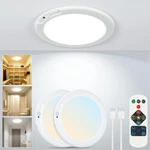 Rodalims Rechargeable Ceiling Light No Wiring - Motion 2 Packs, Multicolor New. Price: $55.81.