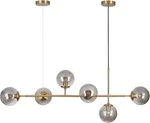 Kco Lighting Modern Globe Bubble Chandelier Gold 6-LIGHT Smk Glass Ball Sputnik New. Price: $149.95.