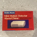 Radio Shack Mini Motion Detector Alarm/chime (49-425) Nos Works Perfectly New. Price: $29.99.
