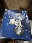 Heathzenith Outdoor Flood Light White Motion Sensor Hardwired HZ-5411-WH Open. Price: $10.00.