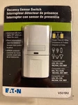 Eaton White Vacancy Sensor Switch VS310U (manual On)new Sealed. Price: $30.00.