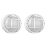 Faymart Lighting 2 Pack 8 Bulkhead Led Light-white Round Nautical Lights New. Price: $94.40.