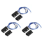 3PCS Wired Door Contact Sensor No Nc Surface Mount Magnetic Reed Switch Black New. Price: $21.79.