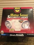 Heath Zenith Wide Angle Motion Sensor Security Light. SL-5412-W-A. White New. Price: $30.00.