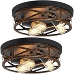 Zhu Yan Farmhouse Flush Mount Ceiling LIGHT,3-LIGHT Fixture Hal... New. Price: $69.02.