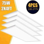 2X4 Led Panel Lights 75W Switch Grid Drop Ceiling 0-10V Dimmable 120-277V New. Price: $532.01.