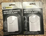 Brand New/sealed Lot Of 2 Pro Essentials Wireless Window Door Alarm. Price: $8.99.