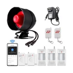 Wifi Alarm Home Security System, Wireless With Loud 12... Fast Ship New. Price: $90.10.