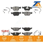Front Rear Semi-metallic Disc Brake Pads And Wear Sensors Kit For Bmw Z4 New. Price: $99.12.