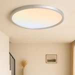 Moonsea Flush Mount Led Ceiling Light Fixture Brushed Nickel 32W 16 Inch New. Price: $55.08.