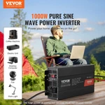 Sine Wave Converter 1000W Dc 12V To Ac 120V With Dual Sockets Usb. Price: $108.72.
