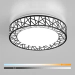 12 Inch Flush Mount Ceiling Light Modern Black Led 20W 2700-6500K Dimmable New. Price: $73.40.