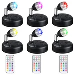 Hortsun 6 Pieces Battery Operated Spotlights Indoor Led Wireless Black New. Price: $61.35.