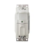 Hubbell RMS100W Manual On/auto Off Pir Vacancy Sensor Wall Mt, 120V, 500W, White New. Price: $29.50.