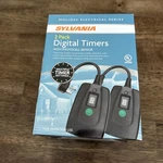 Sylvania 2 Pack Digital Timers Set With Photocell Sensor New. Price: $14.99.