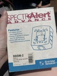 System Sensor BBSW-2 Wall Back Box Skirt White Indoor 4" Spectralert New. Price: $27.20.