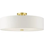 Livex Lighting 52142-12 Meridian Semi-flush Mount Satin Brass New. Price: $319.96.