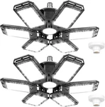 2 Led Garage Lights 180W Deformable 18000LM Close To Pack, Black New. Price: $38.76.
