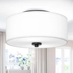 2-LIGHT Flush Mount Ceiling Fixture, 12 Modern Close To ... New. Price: $44.43.
