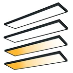 Mcacggo Black Led Flat Panel Light Flush Mount 4-PACK, 1X4- New. Price: $216.97.