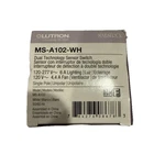 Lutron Maestro MS-A102-WH Dual Technology Sensor Occupancy Light Switch Motion New. Price: $47.00.