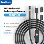 1920P Dual Lens Snake Inspection Borescope Type Iphone Endoscope Camera New. Price: $23.96.