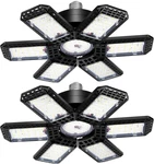 Audles Pack Garage Lights, 200W 20000LM 6500K Led Shop Ce New. Price: $54.57.