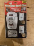 Motion Sensor Alarm And Chkime U. S. Patrol Open. Price: $16.00.