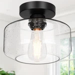 Industrial Semi Flush Mount Ceiling Light, 800 Lumen Led Bulb Included, Seede... New. Price: $55.70.