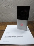 Alarm.com VDB-780B Wireless Video Doorbell 1080P With ADC-W115C Smart Chime Used. Price: $130.00.