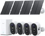 Solar Security Cameras Wireless Outdoor Home System, True 2K Hd, Cross-camera New. Price: $416.99.