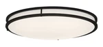 Designers Fountain EV1424C3C 24"W Integrated Led Flush Mount - Black New. Price: $122.52.