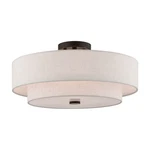 Used Livex Lighting 51085-92 Claremont 4 Semi-flush Mount New. Price: $220.97.