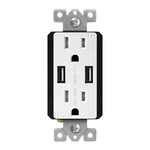 Pack Of Topgreener Usb-a 15A Duplex Tr Outlet TU2153A White New. Price: $9.25.