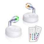 Small Spotlight Battery Operated Accent With Remote, Rgb Led Wireless L... New. Price: $32.80.